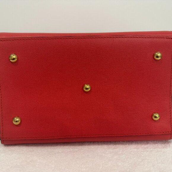 LONGCHAMP Le Pliage Heritage Leather Handbag - Red - NEW! - Picture 8 of 14